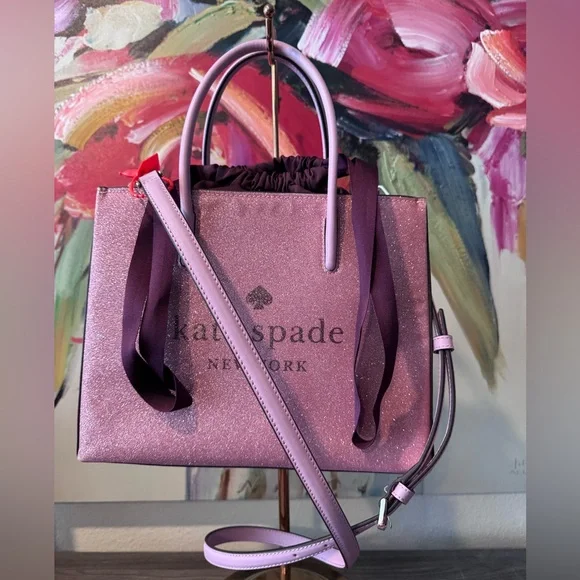 Kate Spade Pink Sparkly Two Way Bag - Picture 4 of 11